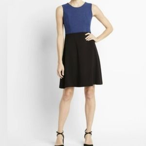 Of Mercer Fit & Flare  Dresses Waverly Two Tone Sleeveless crepe size 4